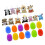 12 Pieces Filled Easter Eggs with Plush Animal Head Figures for Party 2