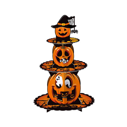 Halloween Cupcake Stand 3 Layer Cup Cake Dessert Display Stand for Tea 2
