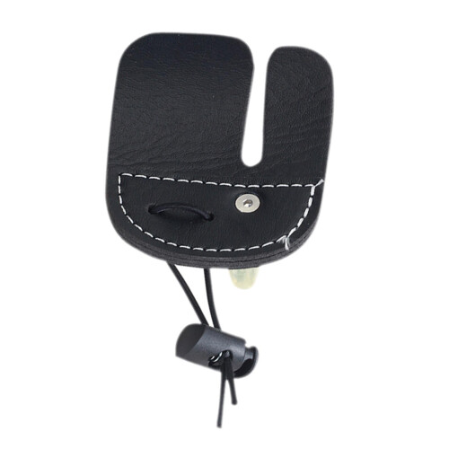 Leather Archery Finger Tab Replacement Durable Finger Guard Protective 2