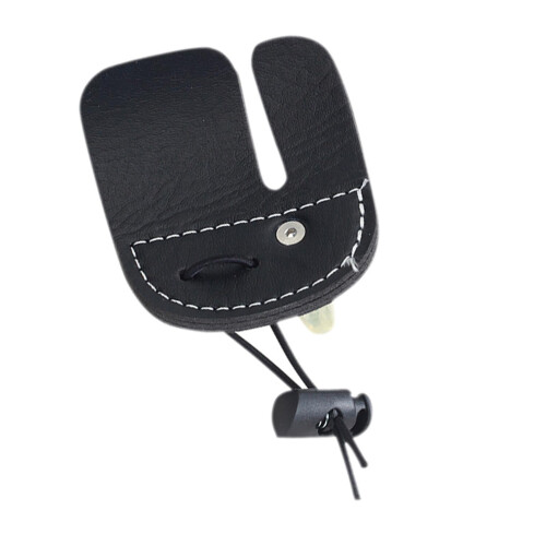 Leather Archery Finger Tab Replacement Durable Finger Guard Protective