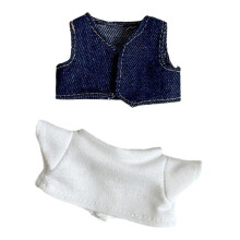 2 Pieces Stuffed Animal Doll Clothes DIY Photo Props Costume for 5.91'