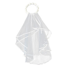 Bridal Veil Flower Headband Rose Flower Wreath for Beach Photo Props H