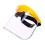 DIY Replacement Face Shield and Bracket for Hard Hat Universal Aluminu 3