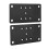 2x Deck Base Plate Heavy Duty for Post Brackets Deck Brackets Porch Ra 3