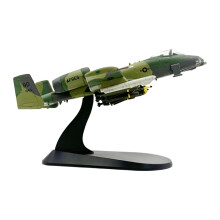 Simulation 1:100 A10 Aircraft Model with Display Stand for Bedroom Boo