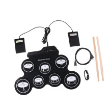 Portable Electronic Drum Supplies Lightweight Party Favors Roll up Dru