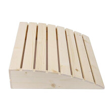 Wooden Sauna Headrest Pillow Head Support for Steam Room Sauna Room Ba