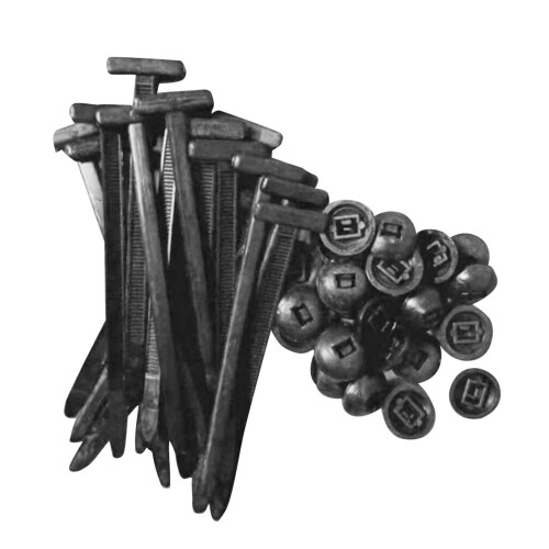 20x Nylon Cable Ties Replace Universal Cable Management Straps Car Acc