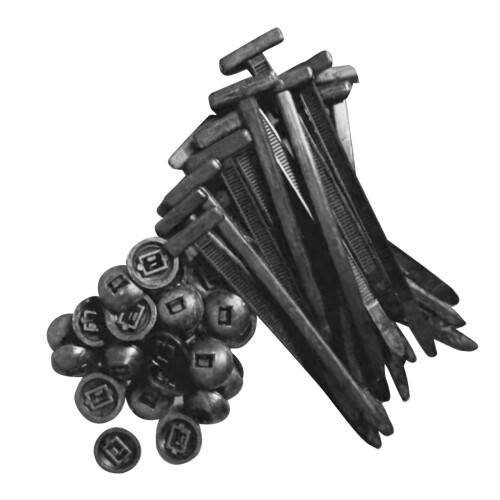 20x Nylon Cable Ties Replace Universal Cable Management Straps Car Acc 1