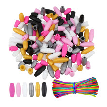 100Pcs Clasp Bead Barrel Connectors for Jewelry Jewellery Supplies Nec