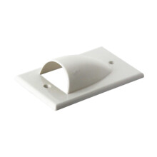 Single Gang Low Voltage Recessed Wall Plate Tidy Cover for Video Audio