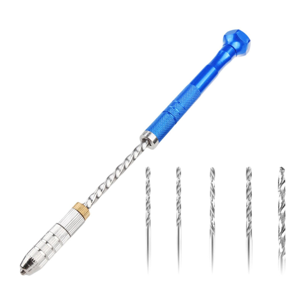Pin Vise Hand Drill Manual Micro Twist Bit For Crafts Miniature Beads 6901423324336