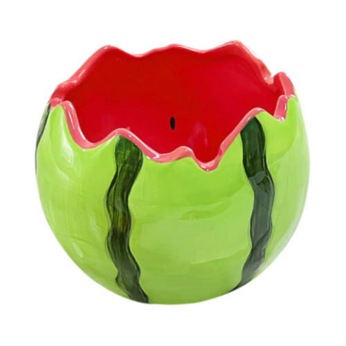 Ceramic Watermelon Bowl Creative Dessert Fruit Bowl for Food Appetizer 1