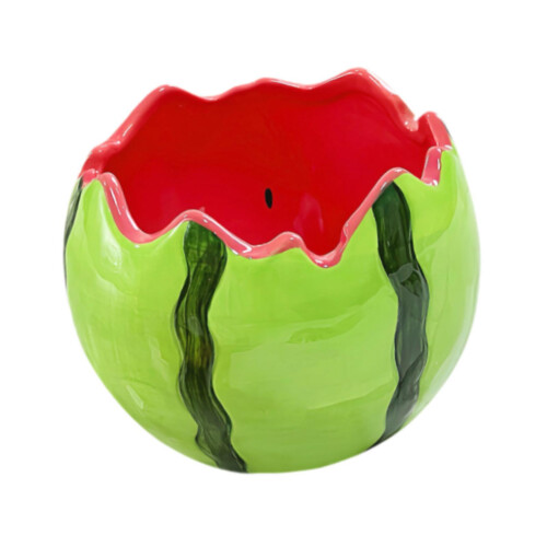 Ceramic Watermelon Bowl Creative Dessert Fruit Bowl for Food Appetizer 2