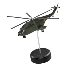 Diecast Helicopter Airplane 1:144 Simulation for Office Shelf Birthday