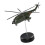 Diecast Helicopter Airplane 1:144 Simulation for Office Shelf Birthday 1