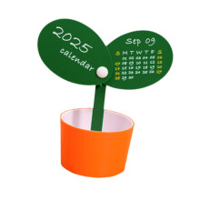 2025 Desk Calendar Home Decor Table Perpetual for Office Restaurant Ho