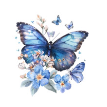 Toilet Seat Decal Sticker Removable for Home Decoration DIY Butterfly