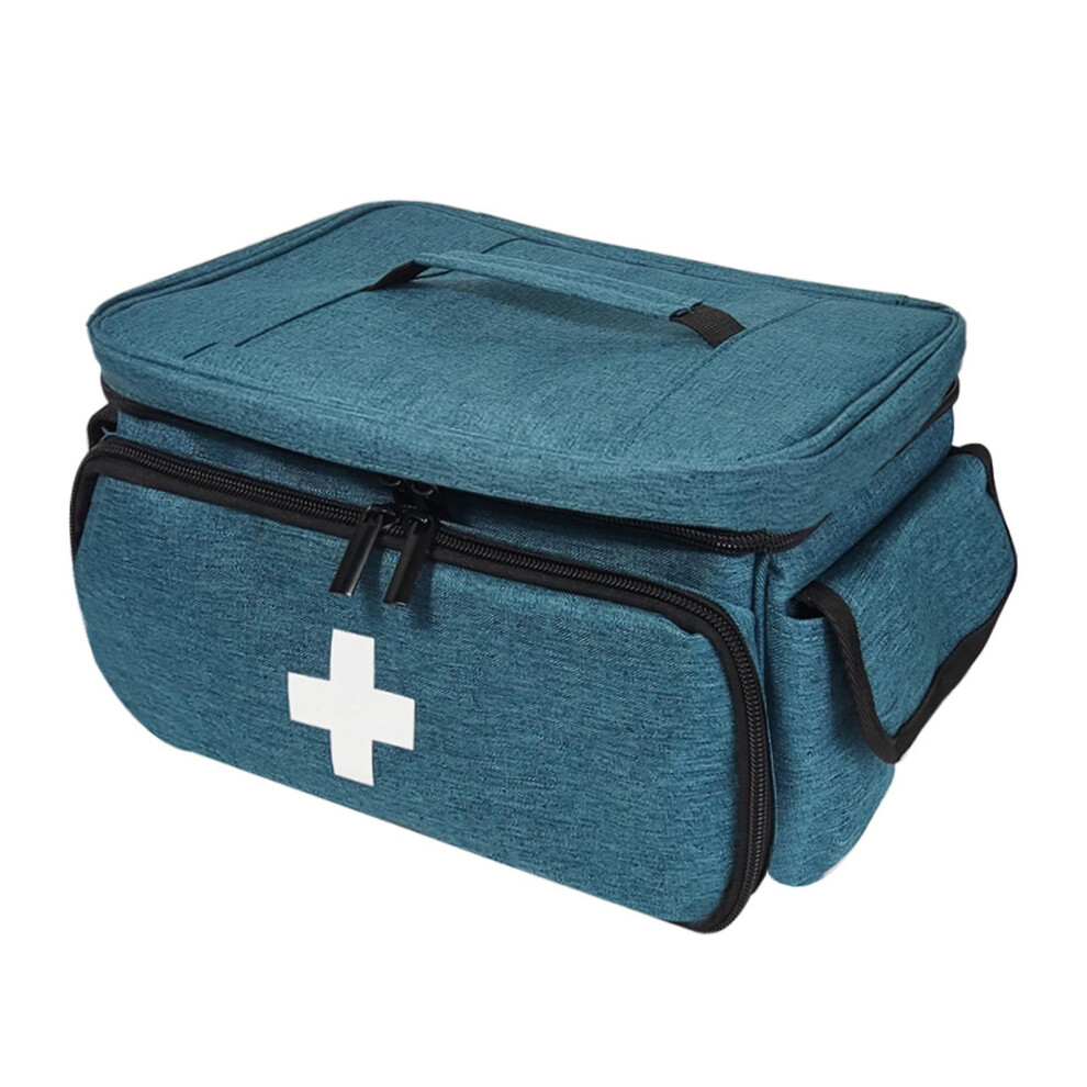 Empty First Aid Bag with Handle Emergency Kits Organizer for Gym Home