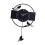 Bird Wall Clock Quiet Black 12inch Modern Wall Watch for Home Study En 1