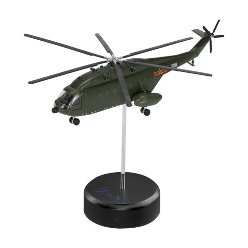 Diecast Helicopter Airplane 1:144 Simulation for Office Shelf Birthday 1