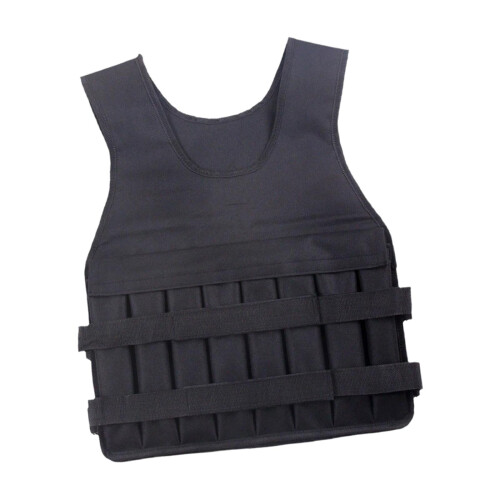Loading Vest 44lb Strength Training Gym Empty Clothing Sand Boxing Wai