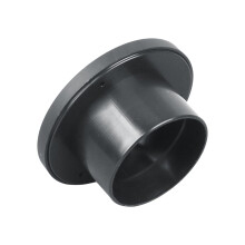 Black Air Vent Ducting Piece Air Ducting Pipe Assembly 90mm Round Vent