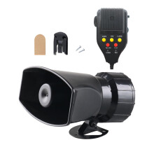 Generic Car Alarm Speaker 5 Tone Sound 12V Recording 20W for Motorcycl