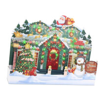 Popup up Christmas Card for Grandma Grandmother Family Girlfriend