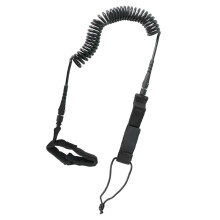 Surf Board Leash with Foot Loop Coiled for Water Sports Shortboard Lon