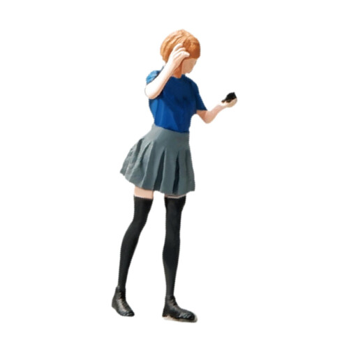 1/64 People Model Desk Decoration Layout Hand Drawing Hand Painted Fig 1
