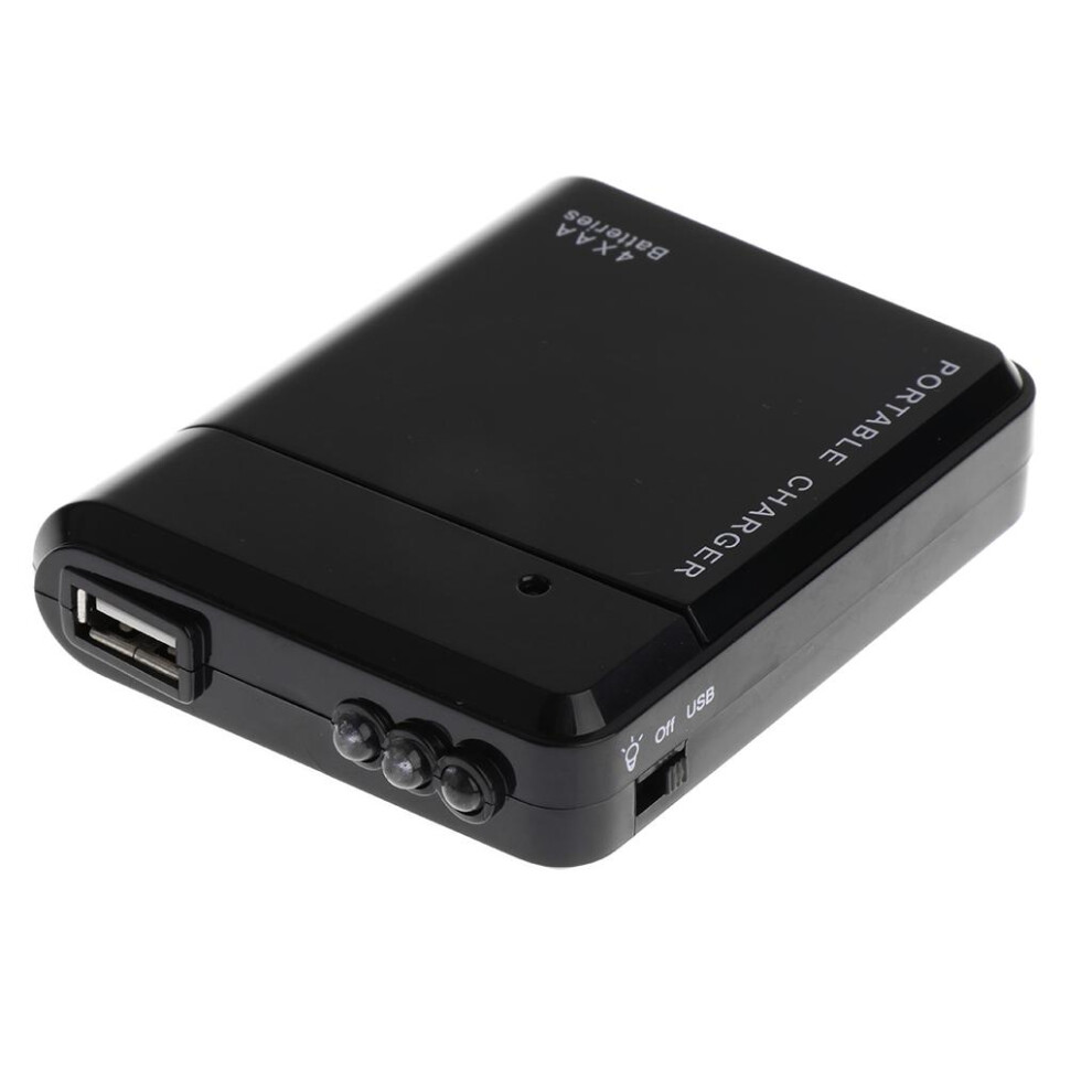 Universal 4 X Aa Battery Portable Emergency Usb Mobile Phone Charger B 6901423357990
