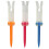 Foldable Golf Tees Unbreakable Soft PP Rubber Golf Nails with Six Claw 3