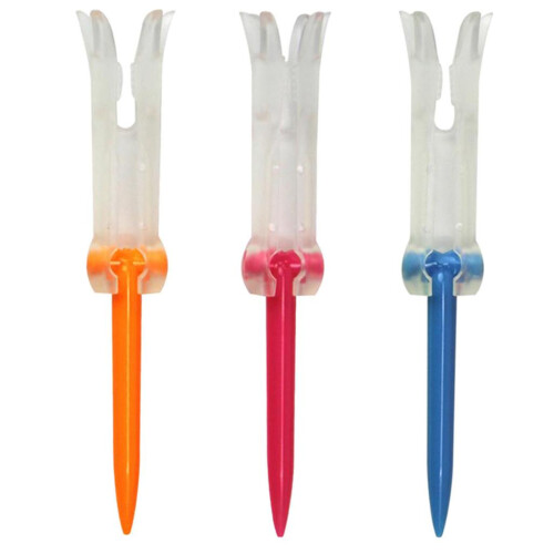 Foldable Golf Tees Unbreakable Soft PP Rubber Golf Nails with Six Claw 2