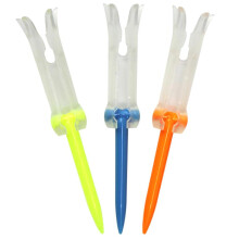 Foldable Golf Tees Unbreakable Soft PP Rubber Golf Nails with Six Claw