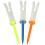 Foldable Golf Tees Unbreakable Soft PP Rubber Golf Nails with Six Claw 1