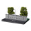 1/64 Vehicle Model Display Case Scene Accessory for Diorama Sand Table 2