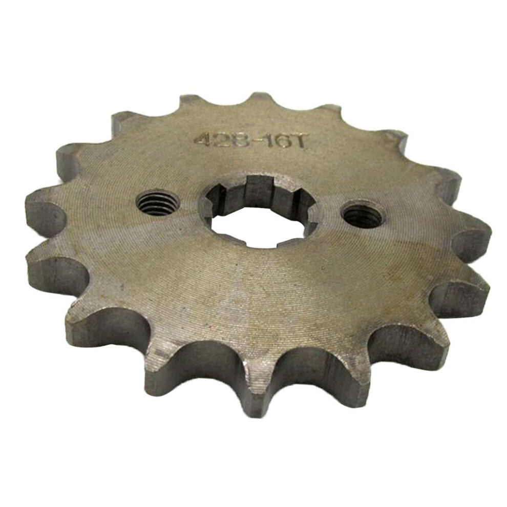 16T Teeth 17Mm 428 Chain Front Sprocket Cog Pit Quad Dirt Bike Atv Bug 6901423355538