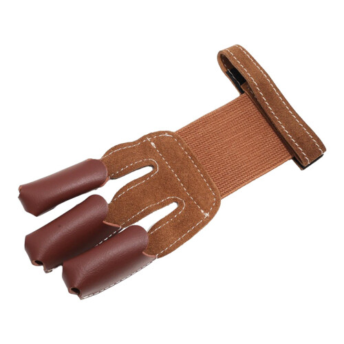 Archery Finger Glove Guard Right Left Hand Elastic Protector 3 Fingers 1