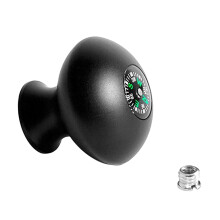 Monopod Walking Stick Knob with Compass 1/4 to 3/8 Hole for Walking Cl