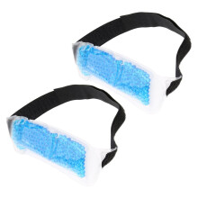2x Reusable Head Gel Ice Pack Wearable Migraine Relief Hot Cold Therap