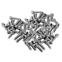 100 Piece Stainless Steel Cup Head Hex Bolt Screw M3 x 8mm