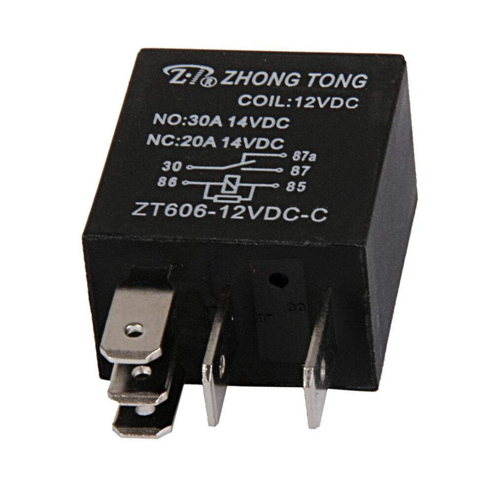Car Truck Auto Automotive Dc 12V 20A/30A Amp Spdt Relay Relays 5 Pin 5 6901423358843