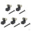 Set of 10 Electric Guitar Roller String Trees Retainer with Screws Bla 3