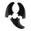 3pcs/Set Longboard Surfboard Surfing  Fin Thruster for FCS Base Black 2