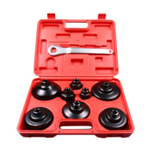 9Pcs Oil Filter Socket Wrench Tool Set Professional Housing Cap Remova