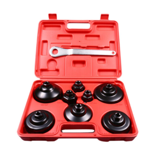 9Pcs Oil Filter Socket Wrench Tool Set Professional Housing Cap Remova