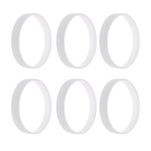 6 Pieces White Plastic Golf Green Putting Cup Ring Golf Field Equipmen