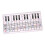 Piano Keyboard Note Chart Keyboard Practice Paper for Beginers Teachin 1