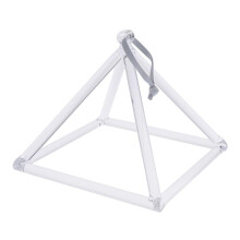 Clear Quartz Crystal Singing Pyramid 8" Crystal Singing Bowl